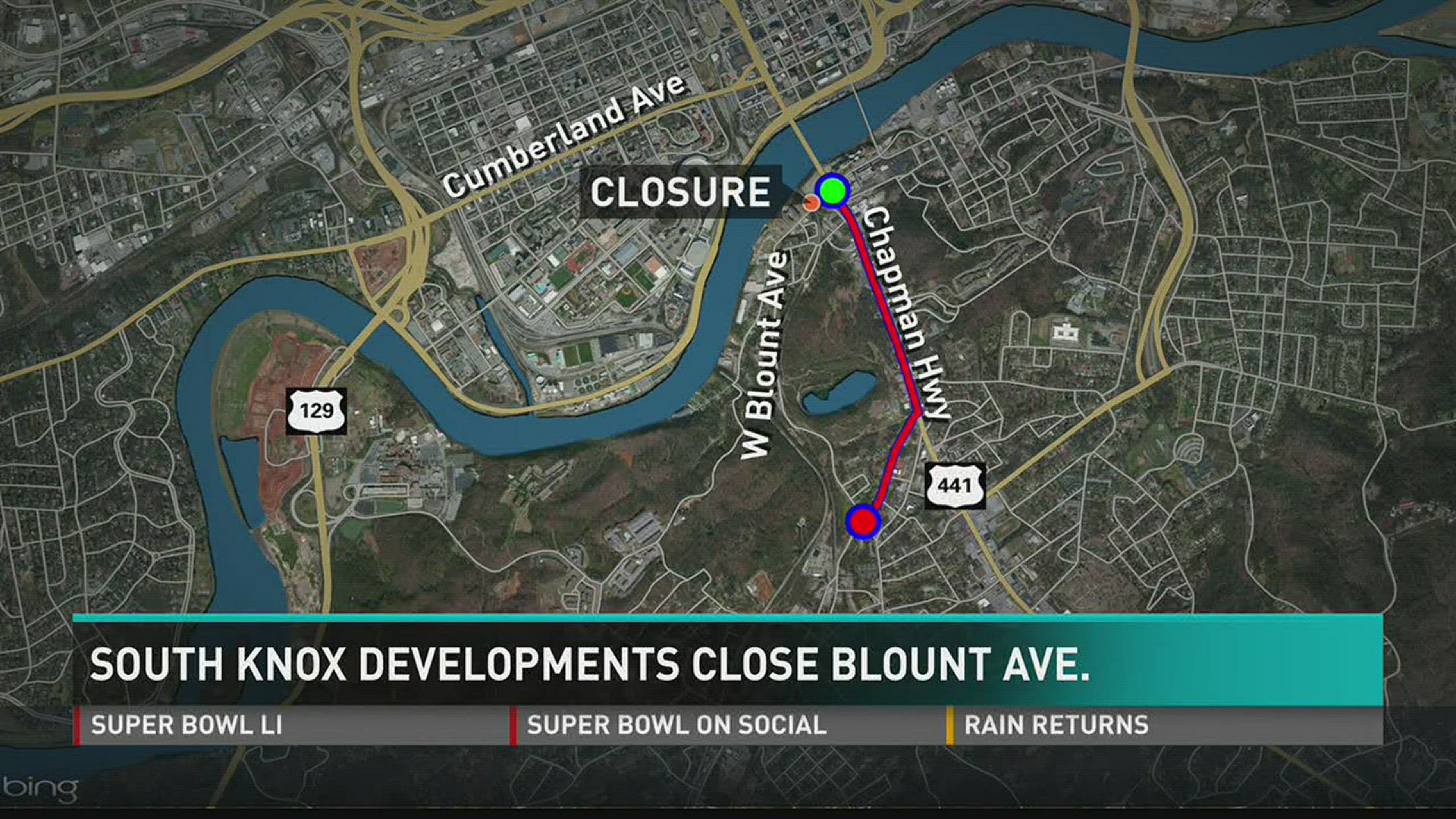 South Knox developments close Blount Avenue for the next 90 days.