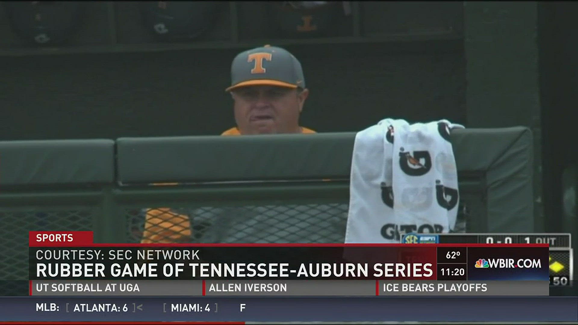 Tennessee baseball dropped the series at Auburn, losing 7-6 in the rubber game.