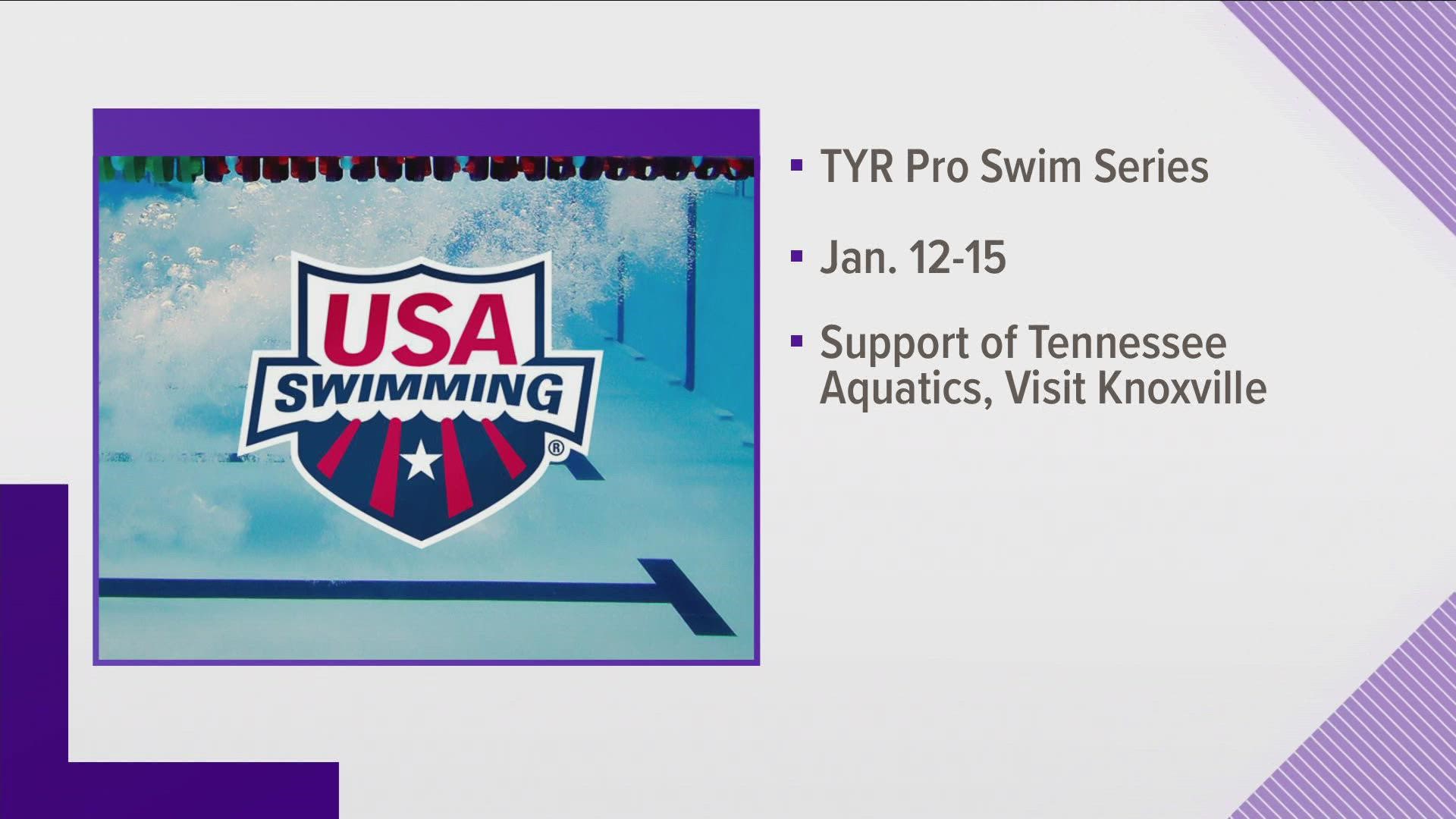 The TYR Pro Swim Series meet was set for January 12-15. Officials canceled the meet due to COVID-19.