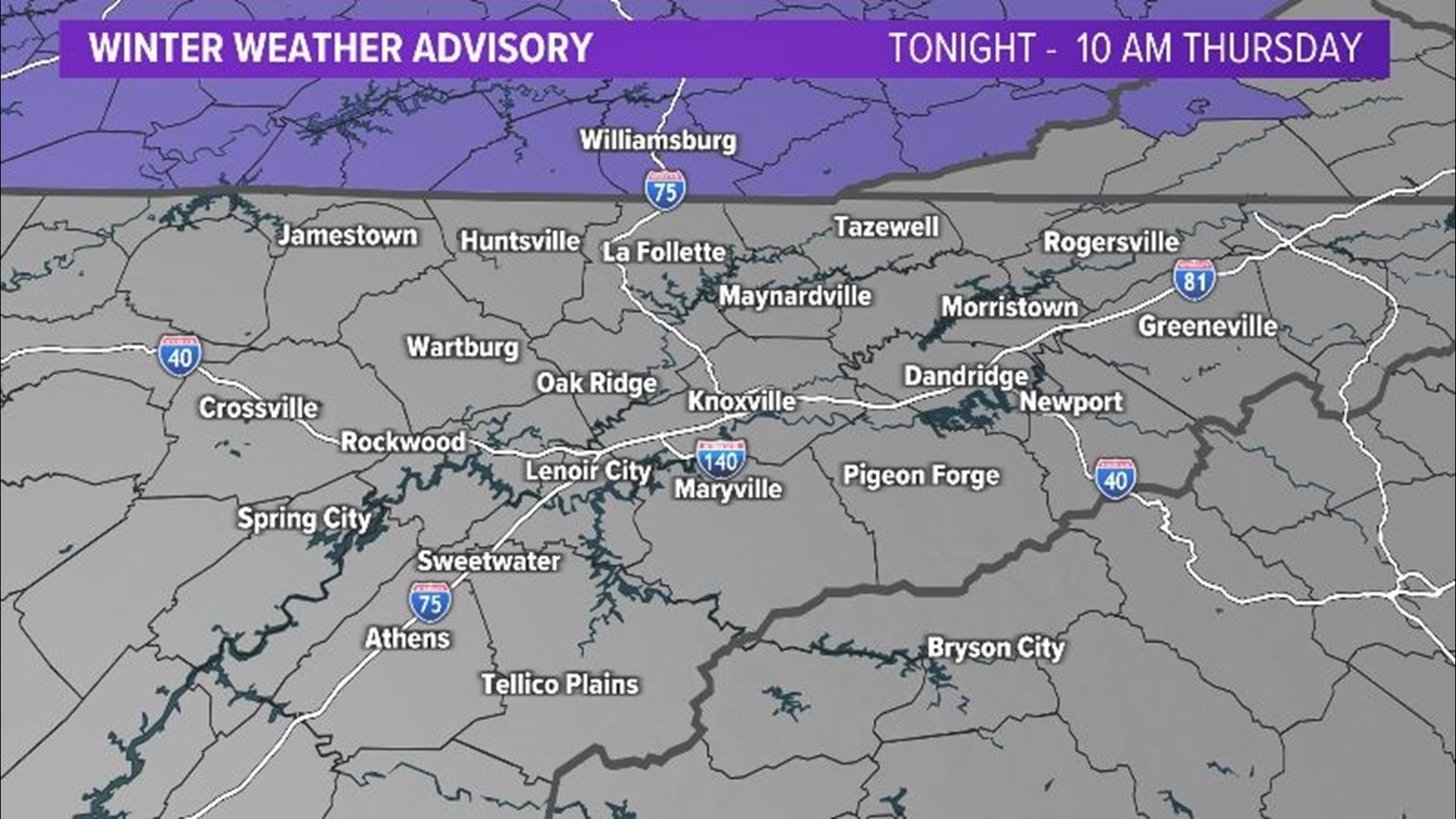 East Tennessee could see some snow again this week!