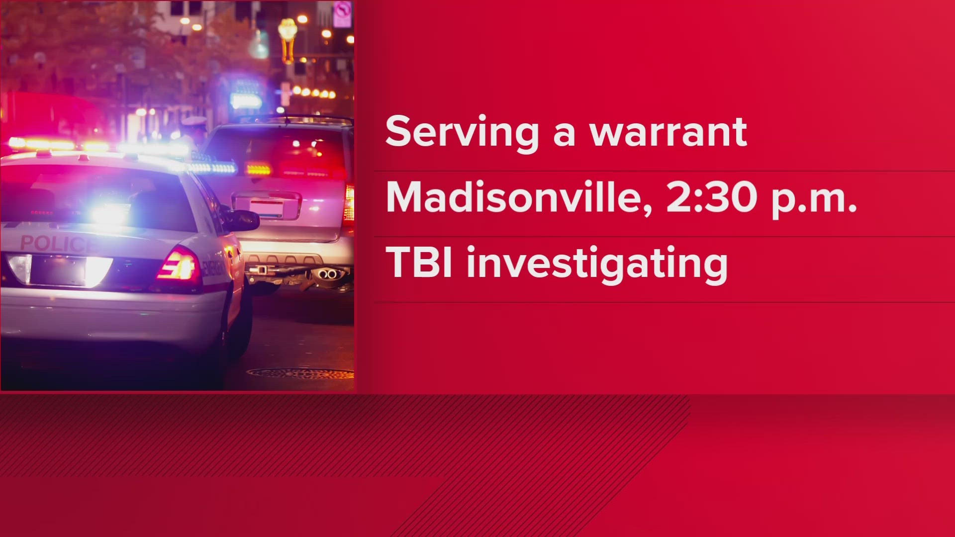 The TBI said one agent shot and hit the man while serving an arrest warrant, who later died in the hospital.