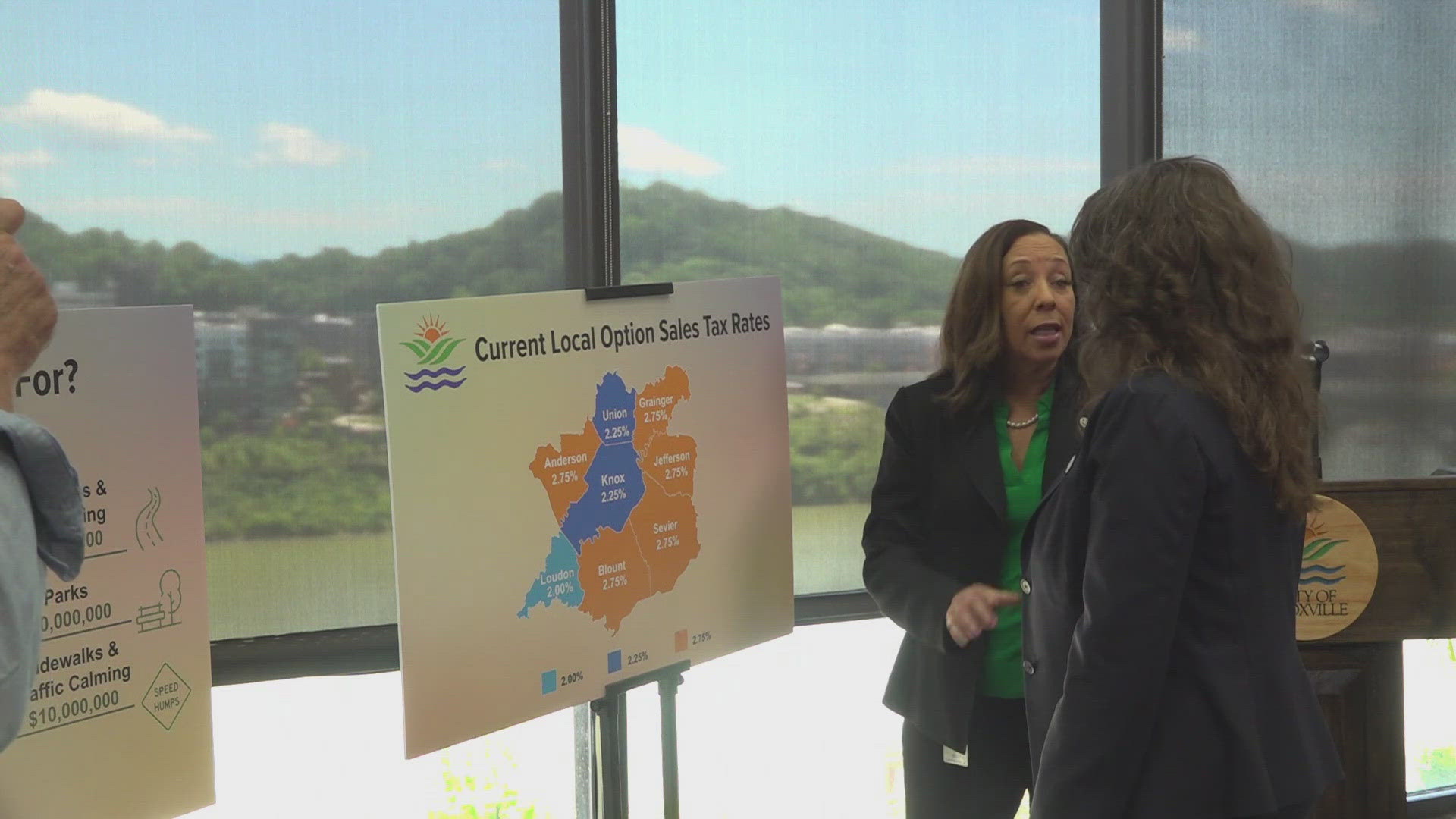 An increase in sales taxes is on the table for Knoxville.