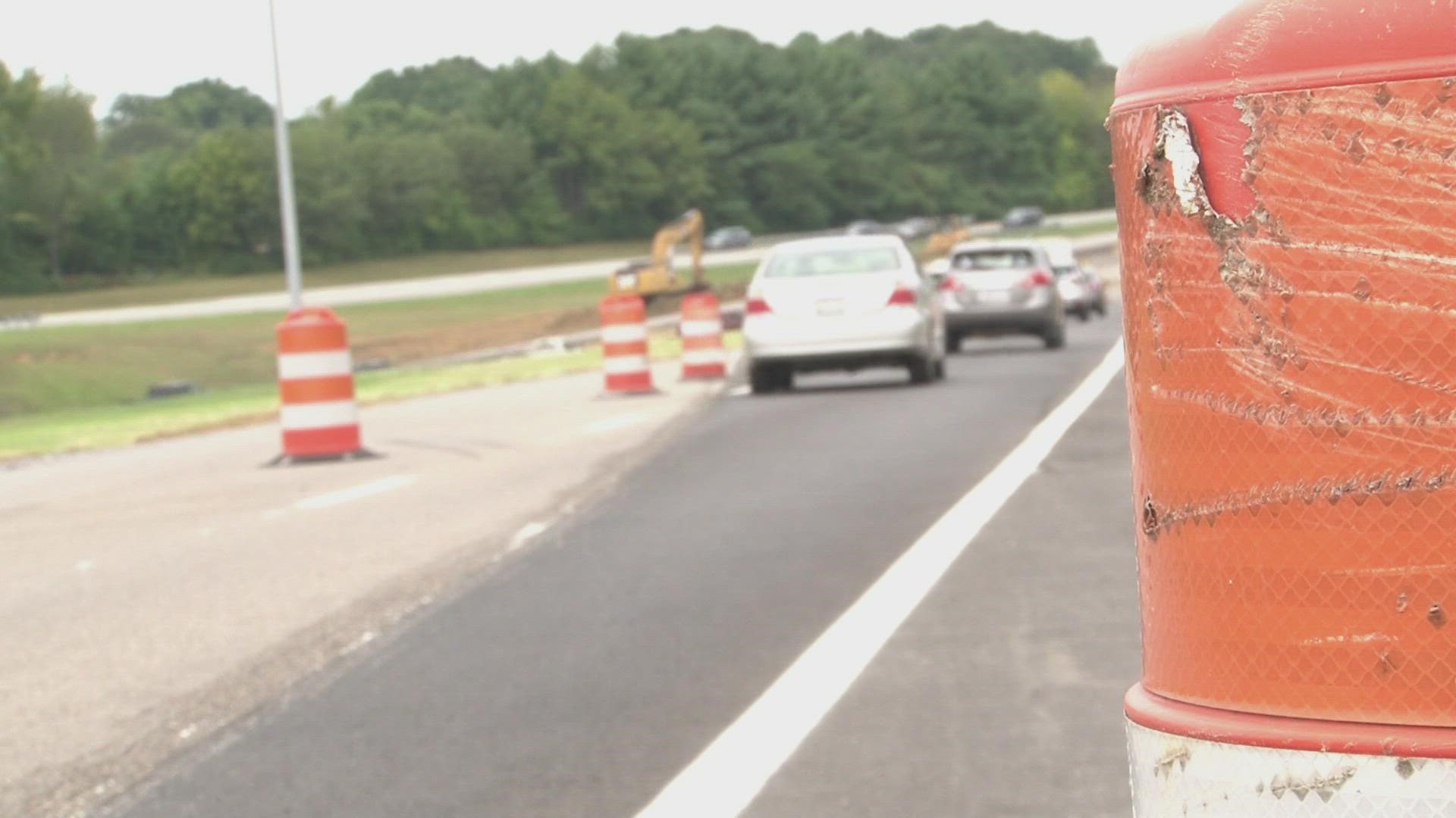 There are three active construction projects on Alcoa Highway, and crews are asking drivers to slow down and stay alert.