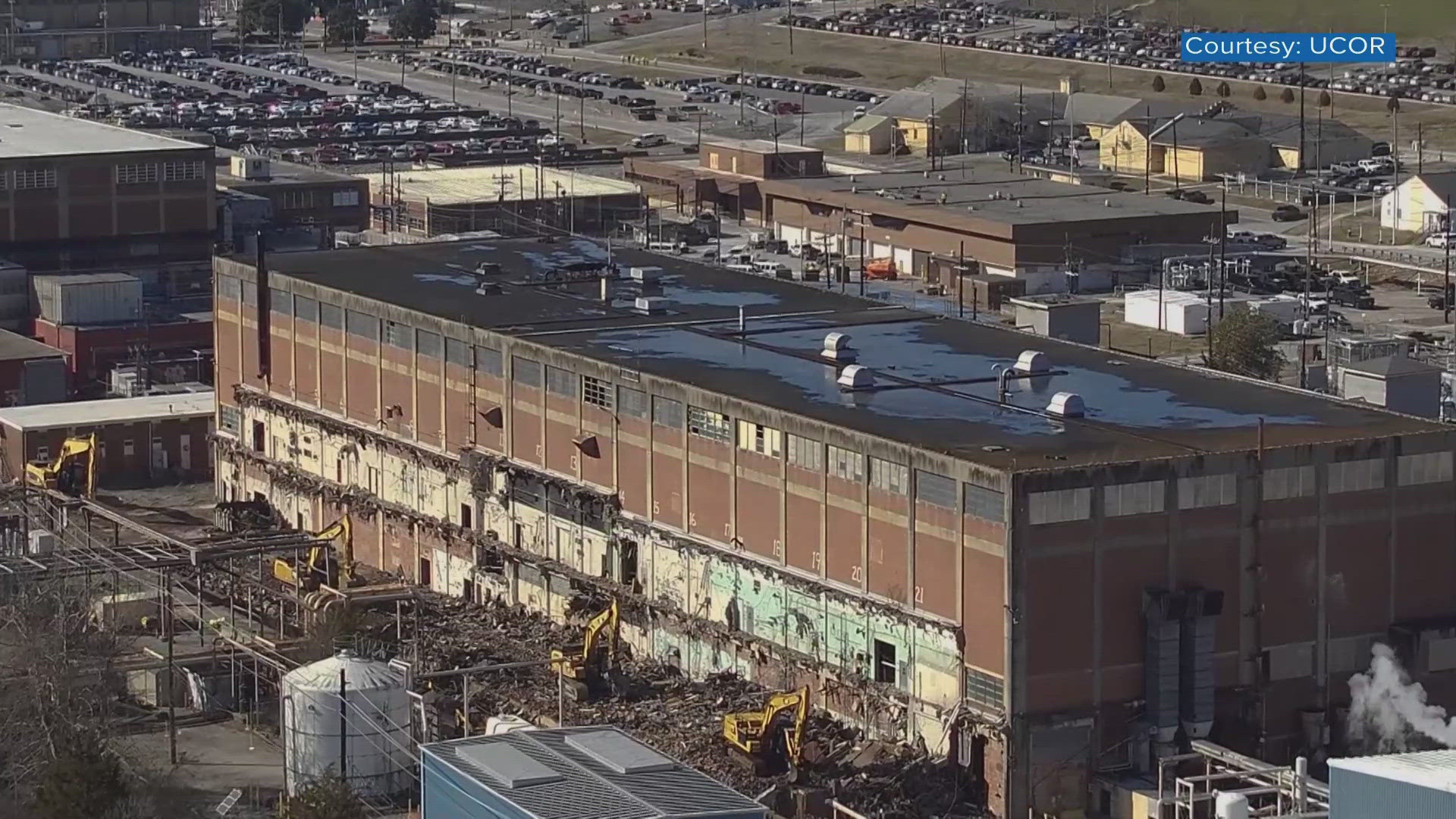 The building served as a calutron building during WWII and was repurposed for multiple projects. 