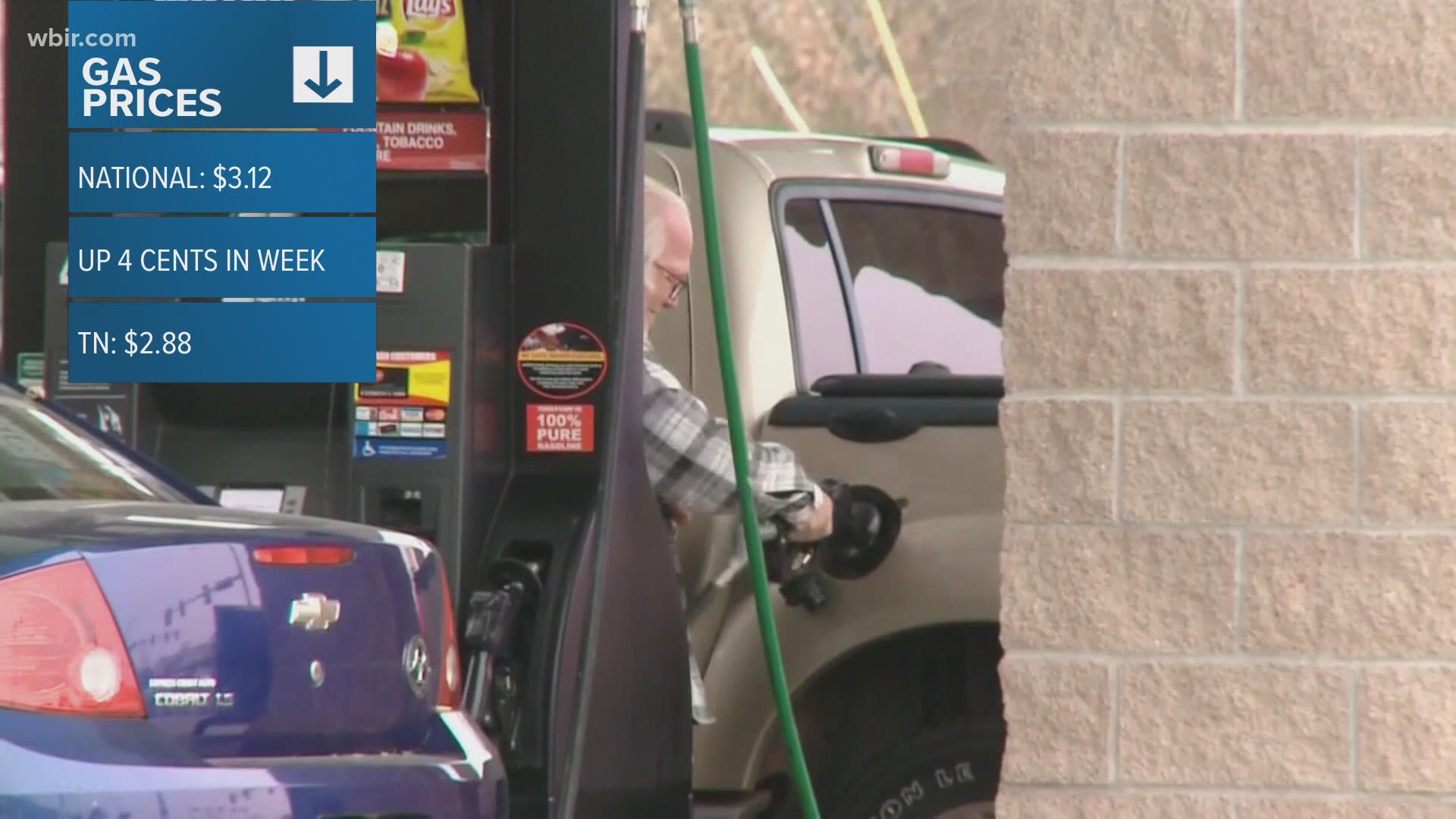 if you're hitting the road, watch out for prices at the pump!