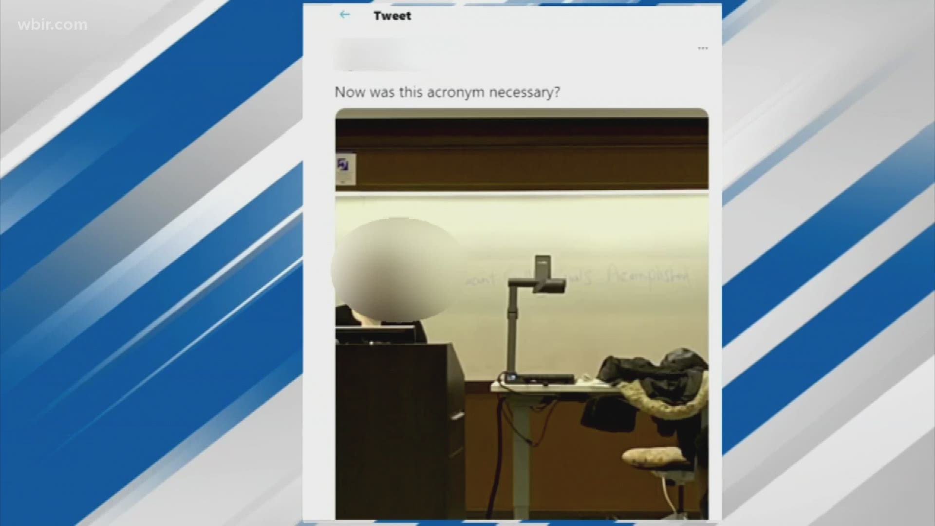 students at the University of Tennessee are calling for the professor to be fired after a tweet showed her using a racial slur as part of a lesson plan.