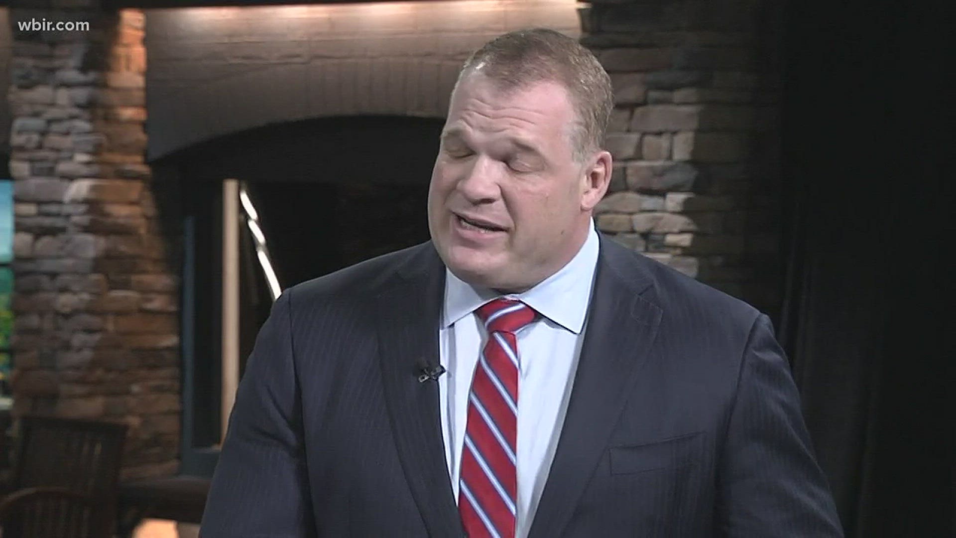 Feb. 1, 2018: Knox County mayoral candidate Glenn Jacobs talks about his priorities for public safety.