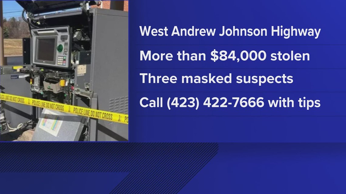 Mosheim police investigating after 84,670 was stolen from ATM