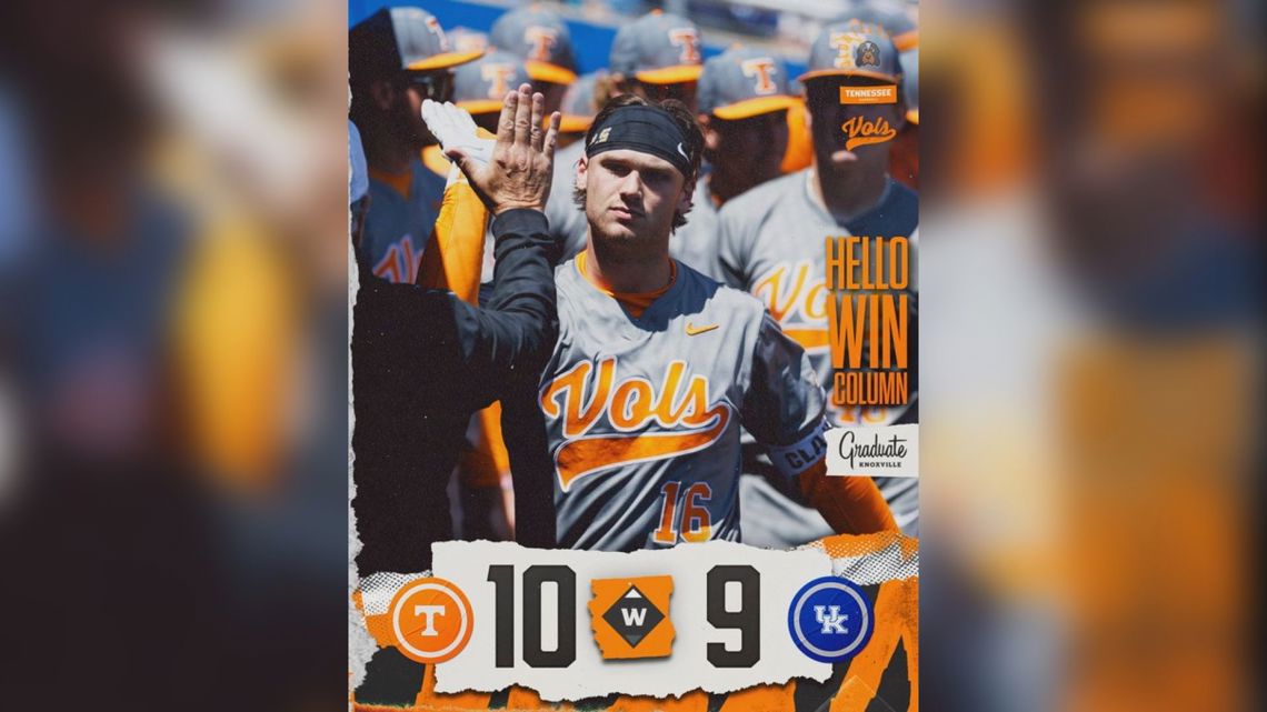 Tennessee avoids sweep with 10-9 win over Kentucky