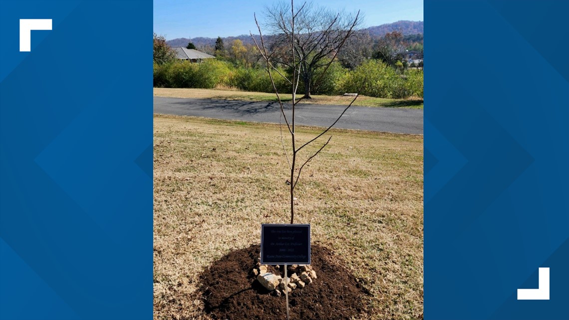 Roane State plants tree in memory of a beloved professor who passed away in February - Vimarsana News