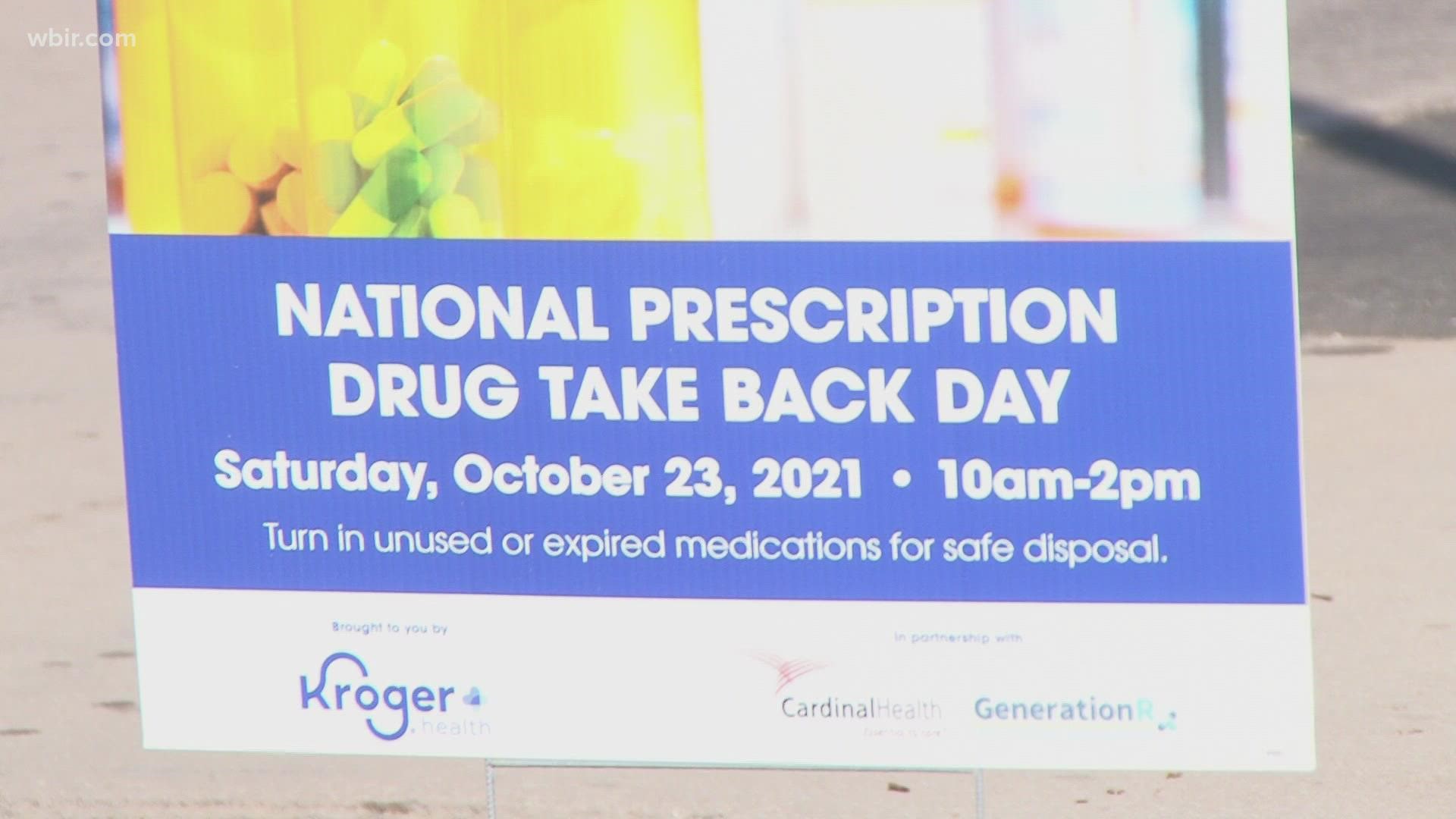 Police said that it was the most unwanted and unneeded medication they collected at a take-back event since 2018.