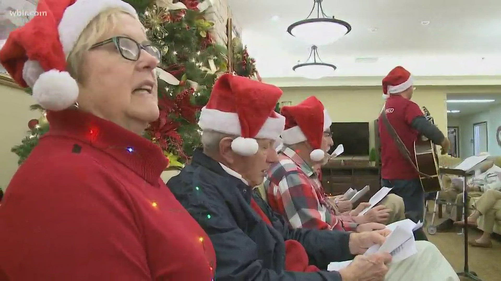 People with Parkinson's disease overcome a common symptom to sing carols. Live at Five at Four, Dec. 12, 2017.