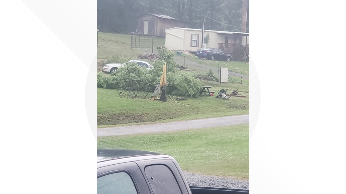 Power outages, damage reported as storms move through East Tennessee
