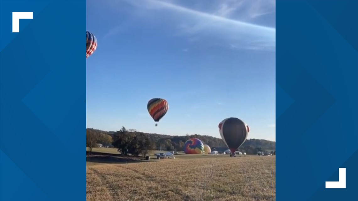 Saturday kicks off hot air balloon festival in Dandridge