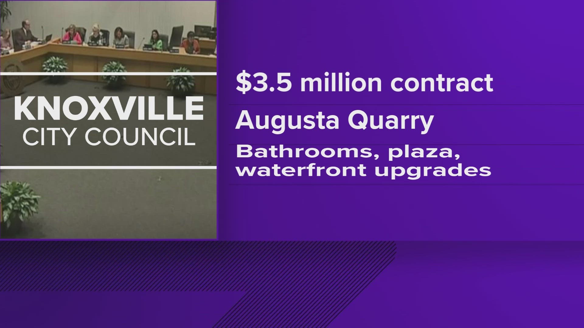 The second phase of the Augusta Quarry project involves building bathhouses, kiosks and improvements to a pedestrian bridge.