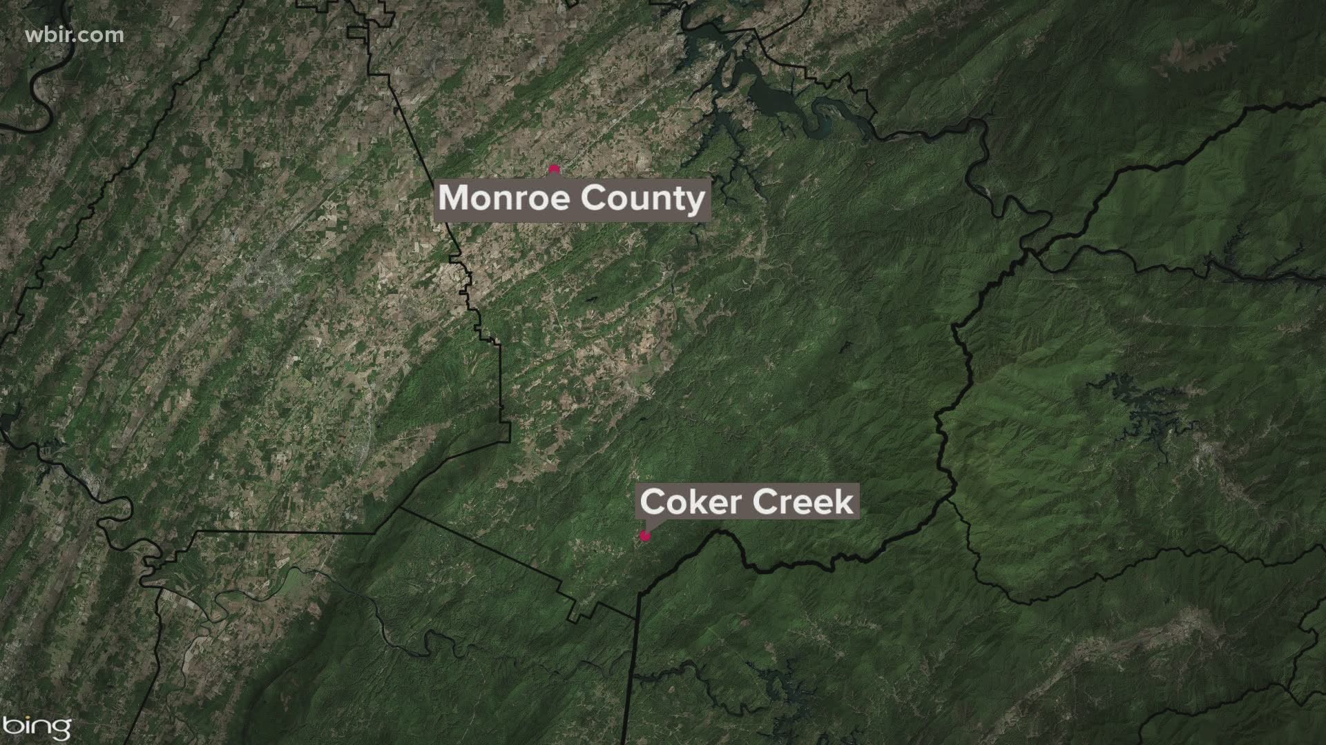 The sheriff's office says it happened Saturday night in Coker Creek.