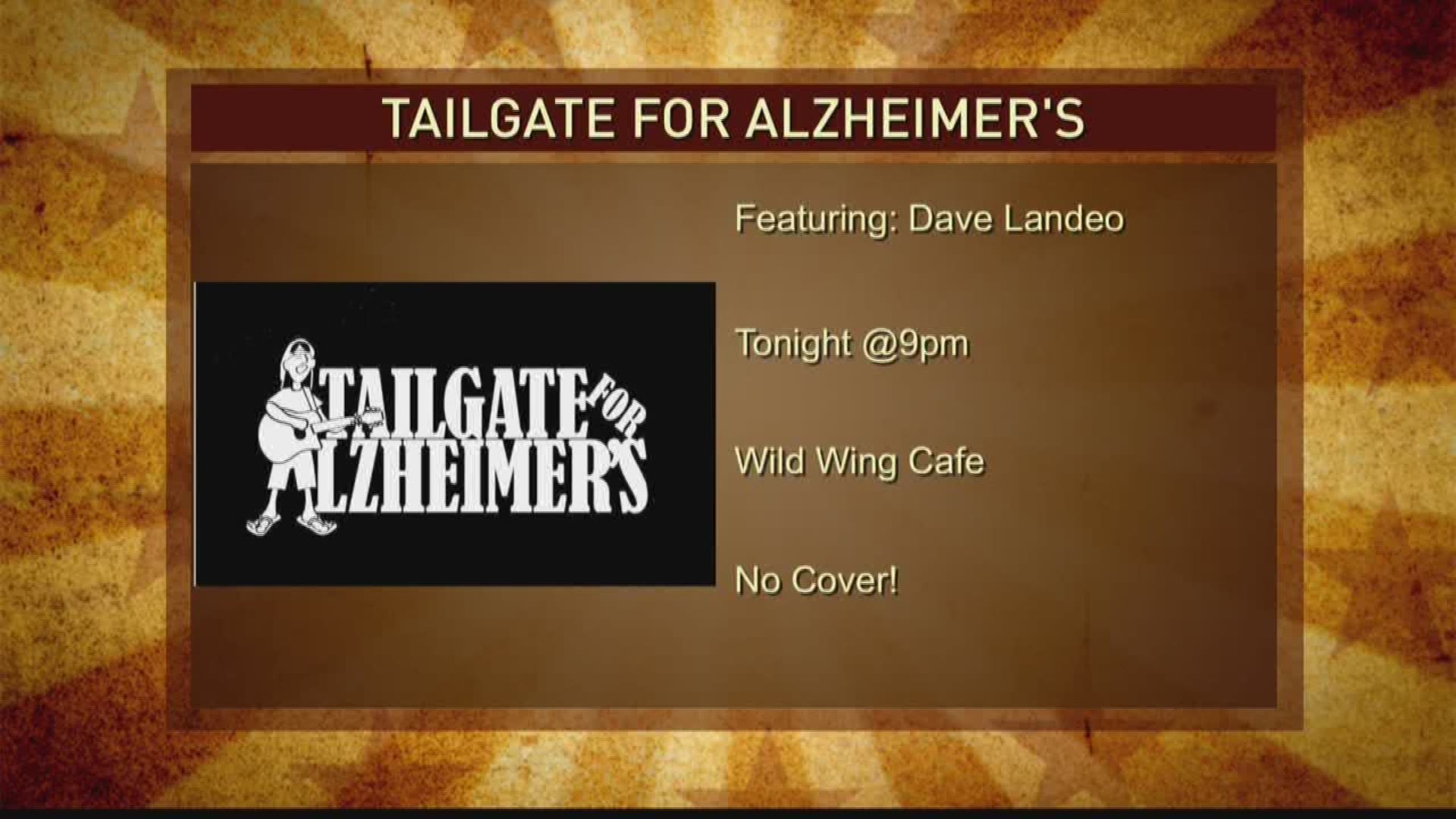 Musician Dave Landeo returns to Knoxville for a special Tailgate Party at Wild Wing Cafe to raise money for Alzheimer's 