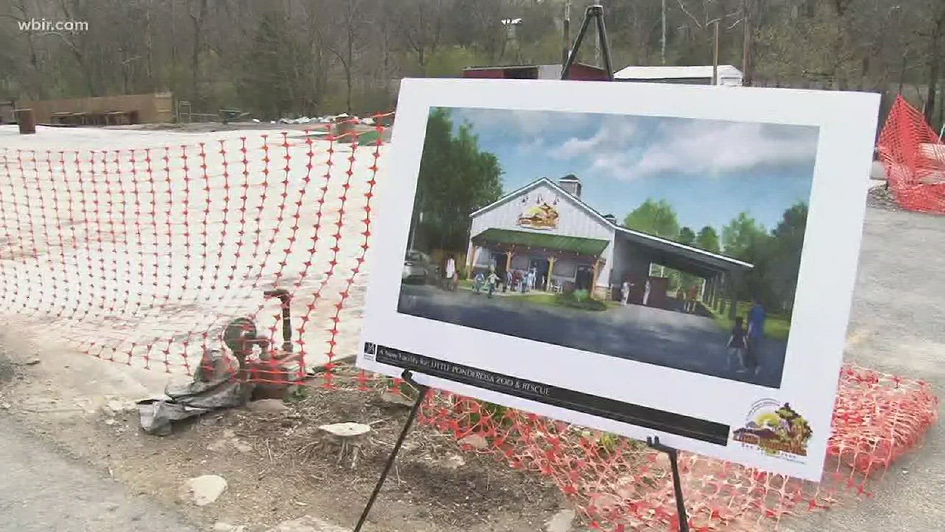 March 19, 2018: A donation by some Knoxville architects is helping pave the way for a new barn at Little Ponderosa Zoo.