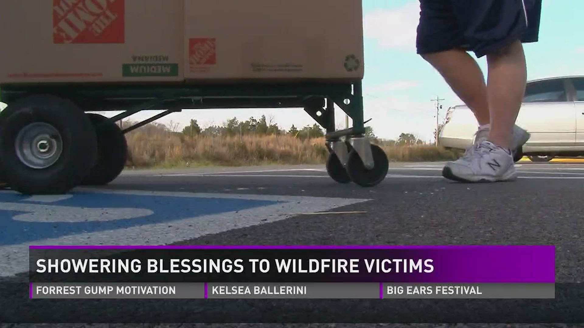 A Greenback church is helping wildfire victims by donating goods.