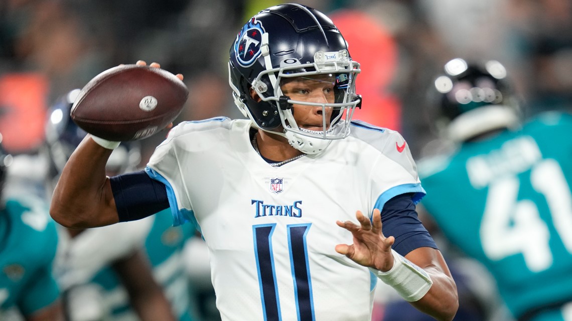 Titans starting Dobbs at QB vs. Jaguars with playoff hopes on the line