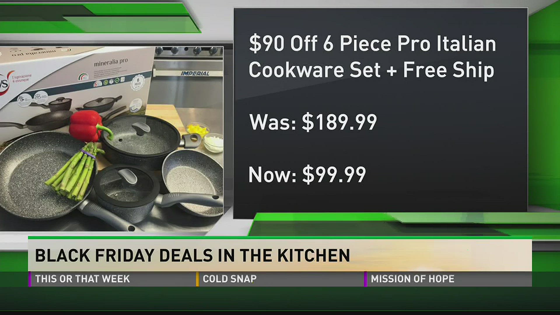 Money man Matt Granite shows how to save on cookware ahead of Black Friday.