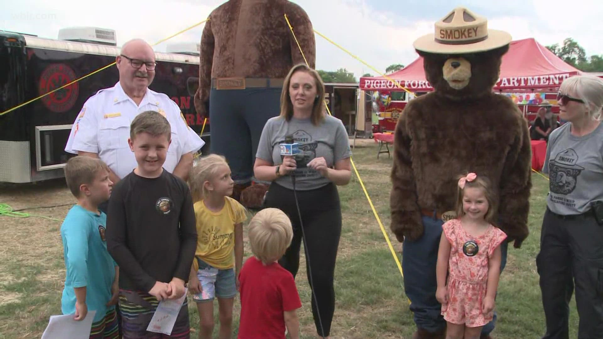 Smokey Bear celebrates his 77th birthday with the Pigeon Forge Fire Department. For nearly eight decades, he's reminded us only we can prevent forest fires!