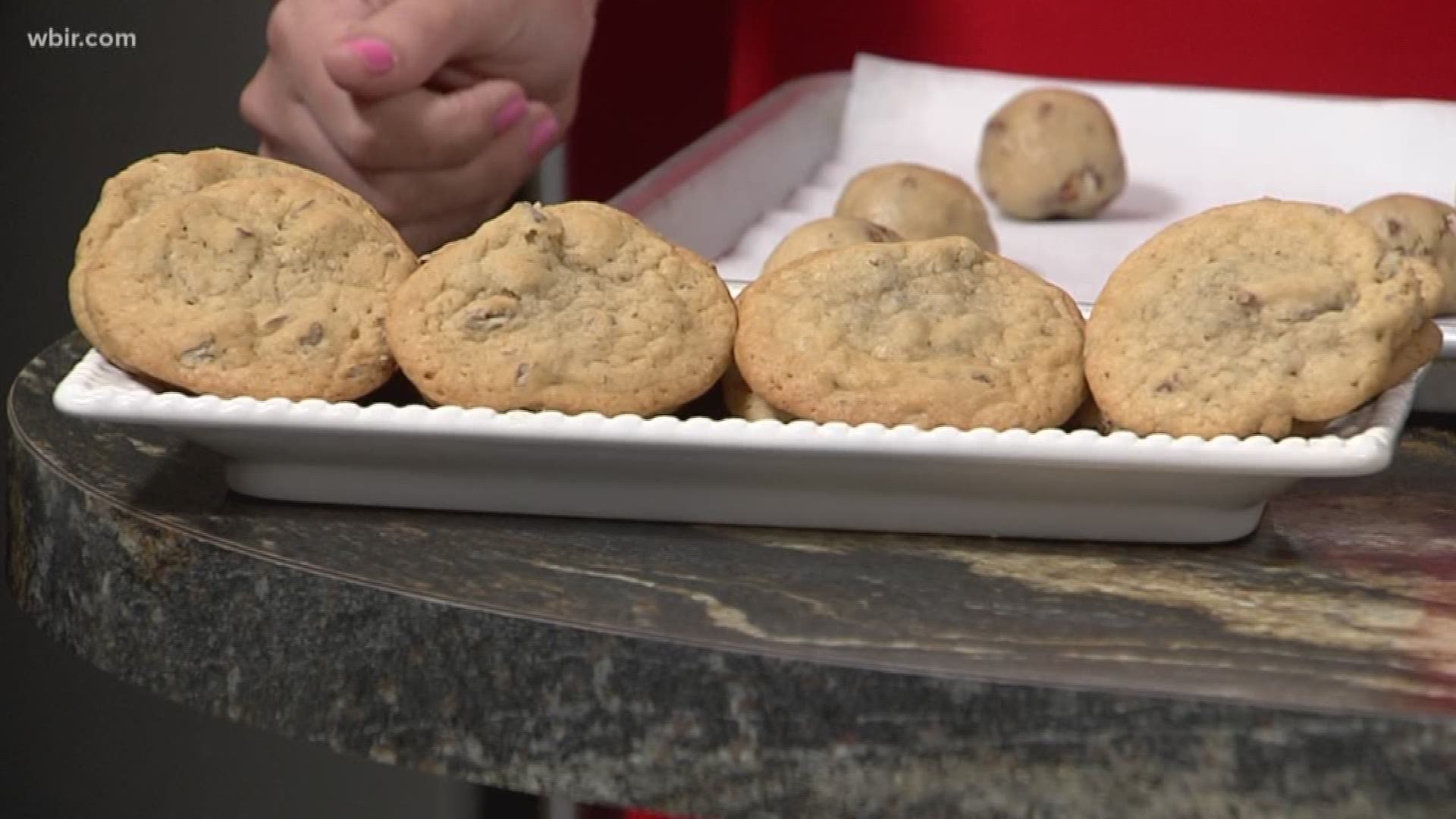 Betty Henry joins me in the kitchen now to make butter pecan cookies!