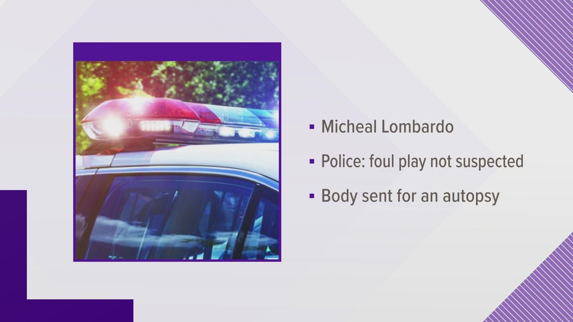 Police found Florida native Michael Lombardo in a tent about a mile from a trail off Mountain City Road early Sunday.