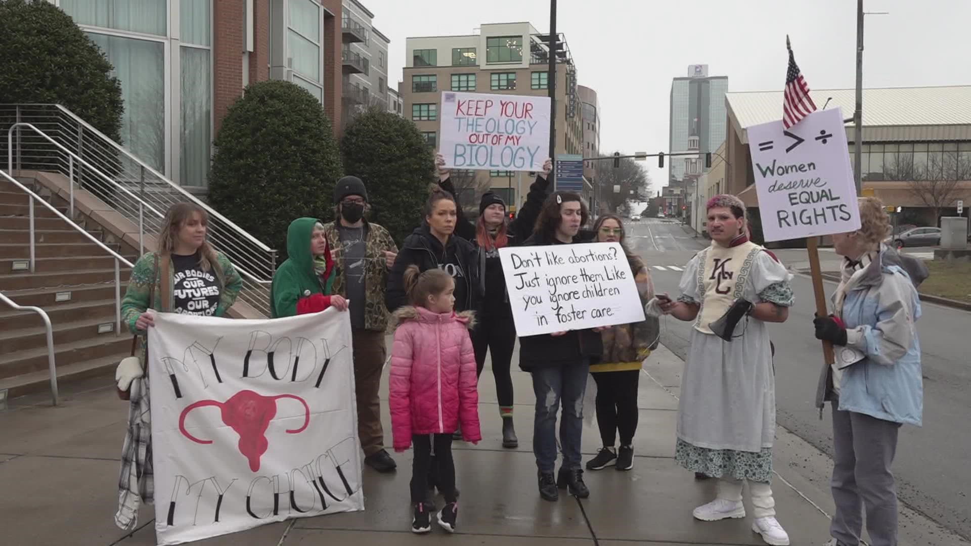 Hundreds marched in Knoxville to commemorate the reversal of Roe v. Wade. The annual event used to be a protest against abortion, but this year attendees celebrated.