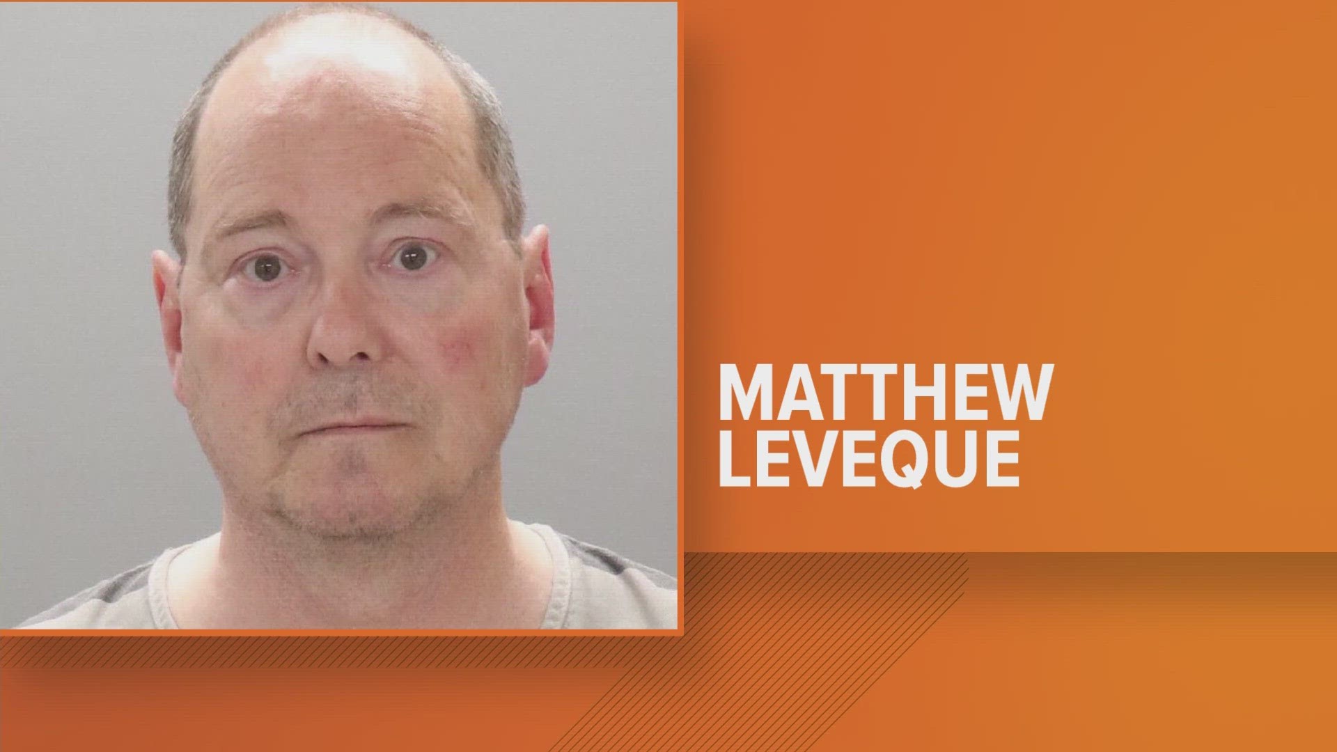 Matthew Leveque, a 63-year-old, was arrested Thursday at Holston Middle School.