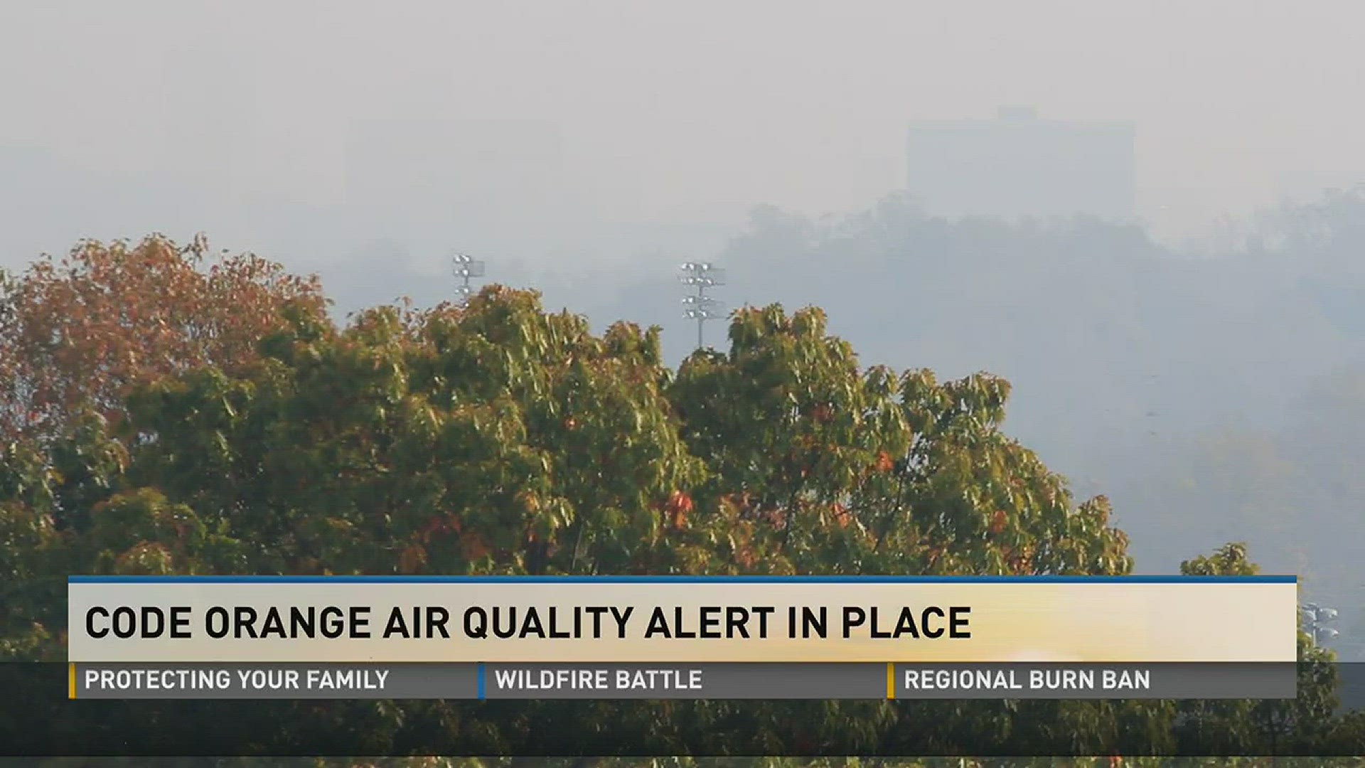 A Code Orange Air Quality Alert has been extended through Tuesday for all of East Tennessee.