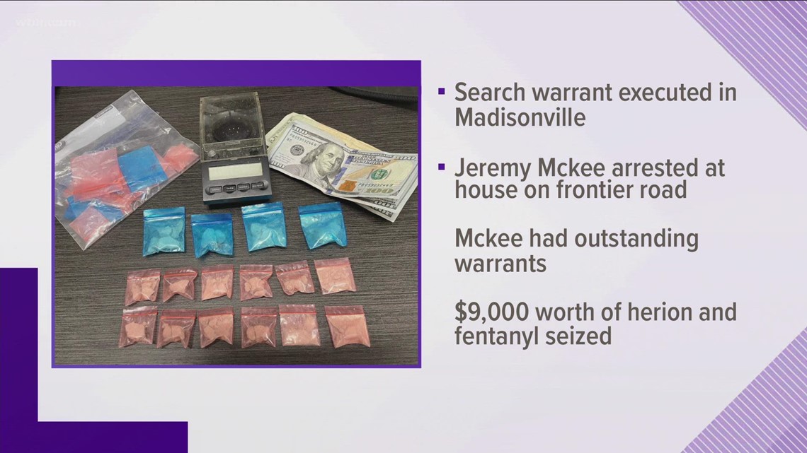 Monroe Co. officers make heroin and fentanyl bust
