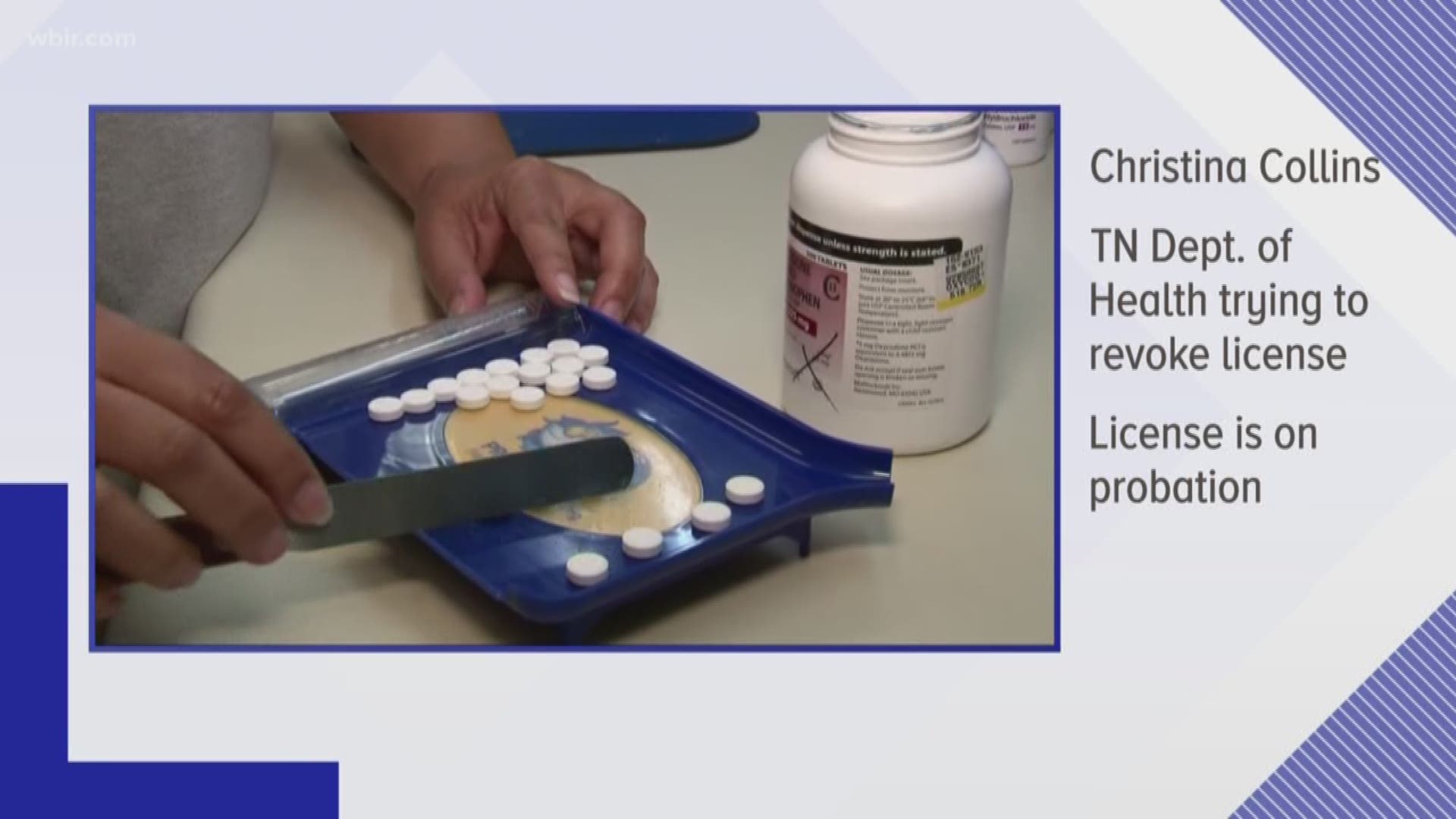 State health leaders are trying to revoke the license of a Knoxville nurse practitioner who prescribed a patient 51 pills a day.