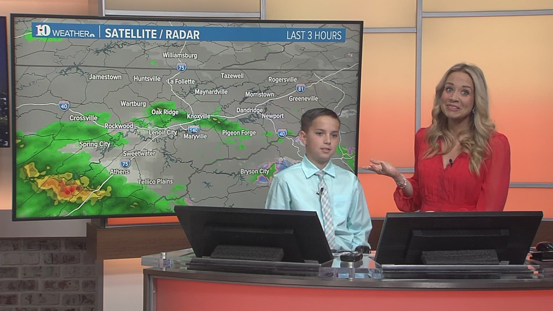 Nolan wants to be a meteorologist when he grows up and wouldn't mind storm chasing one day!