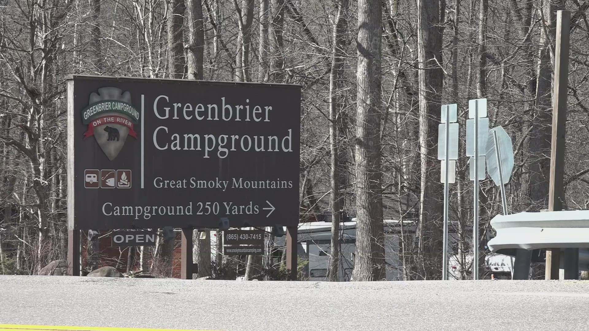 You can enjoy the Smoky Mountains at Greenbrier Campground.