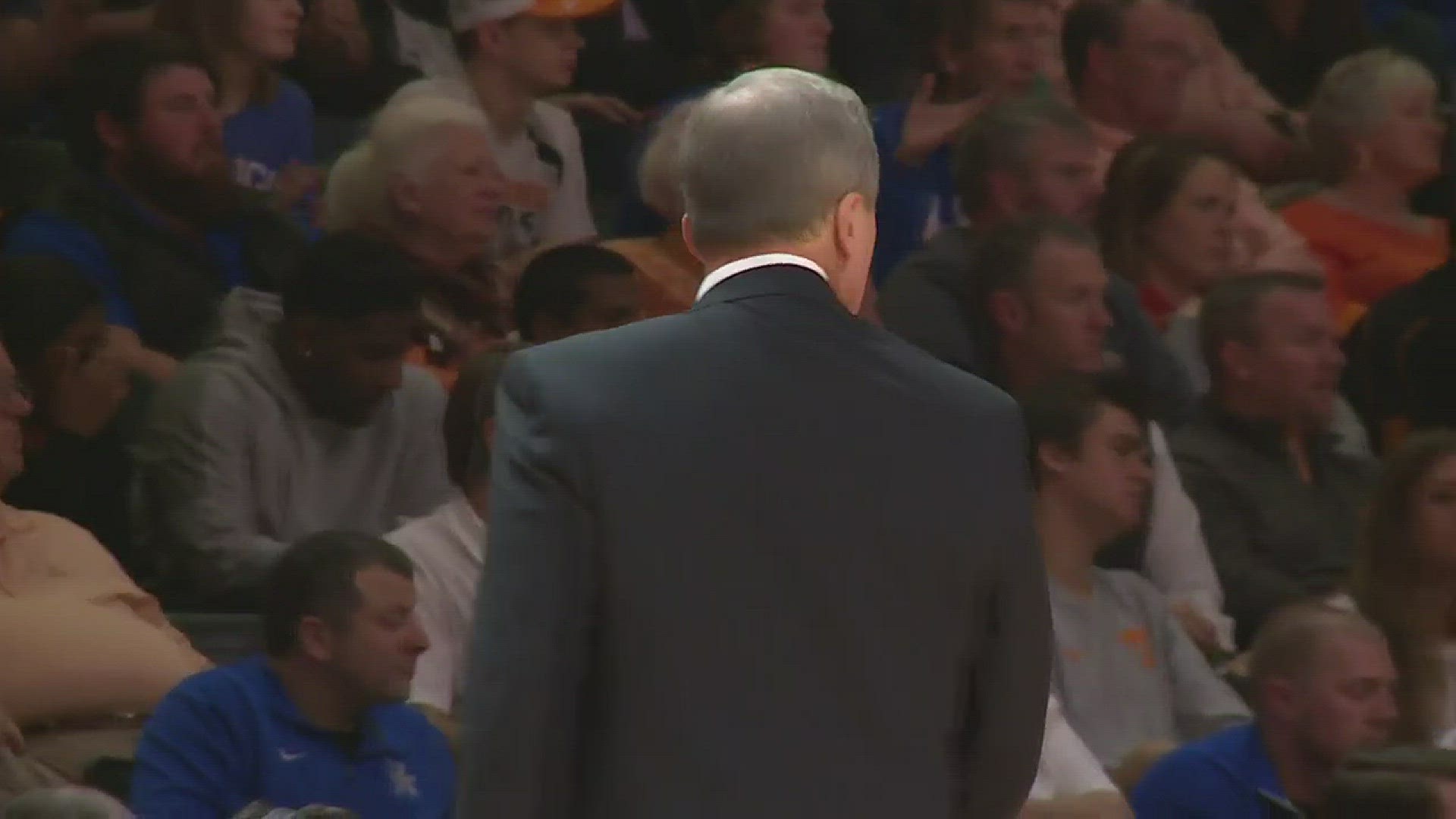 Here are highlights from Tennessee's 82-80 upset over Kentucky.