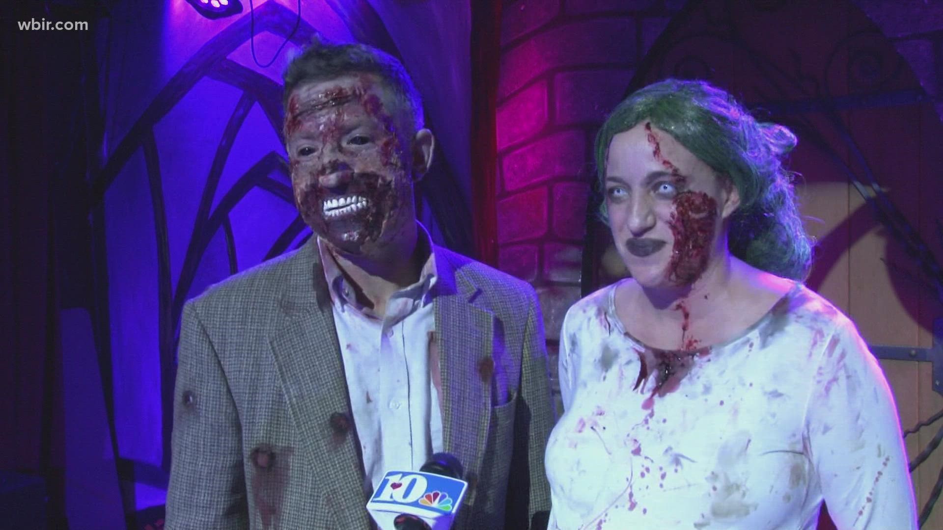 During the event, participants dressed up as zombies and march through downtown Knoxville. A makeup artist will be available to transform the living into the undead.