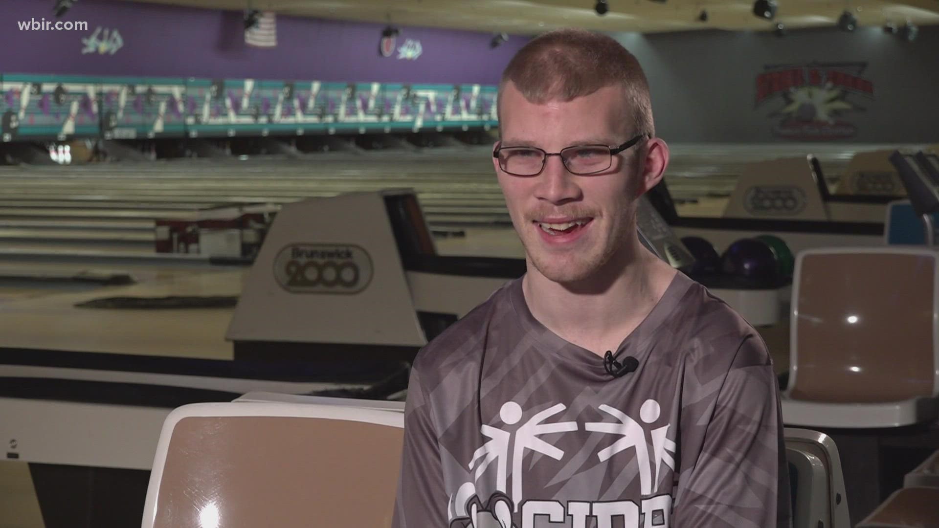 Wyatt Branson will compete in bowling in the Special Olympics USA Games in June.