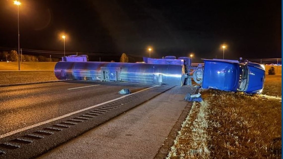 TDOT: Overturned tractor-trailer on I-75 South closes all southbound lanes - Vimarsana News