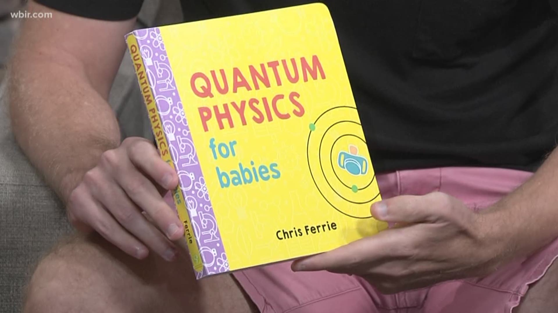 Author/scientist Chris Ferrie's books teaches children science including quantum physics and Newton's laws of motion.