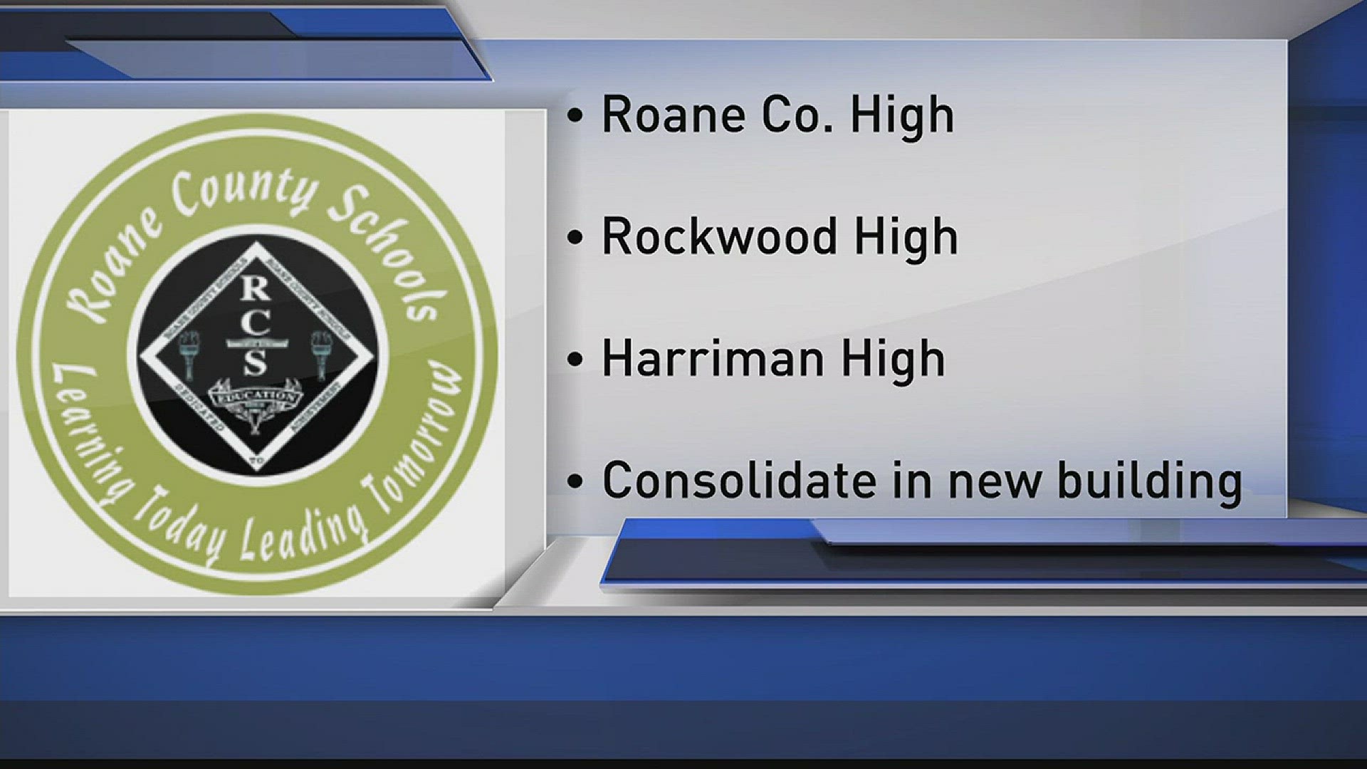 Roane County school leaders voted to consolidate three high schools tonight.