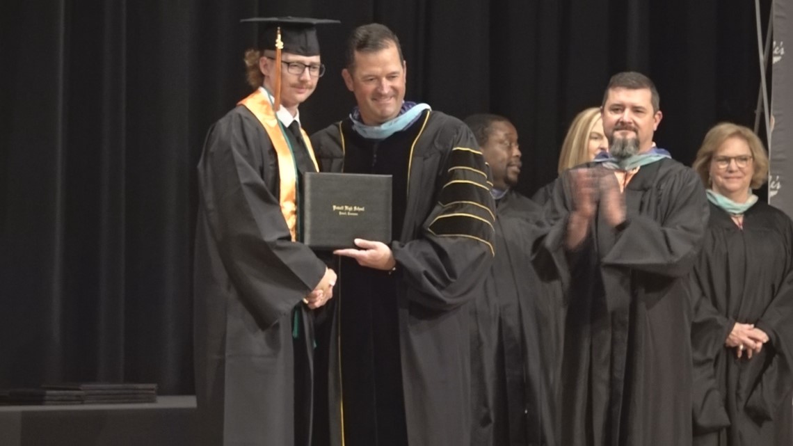 Powell holds early graduation for tournament bound baseball team