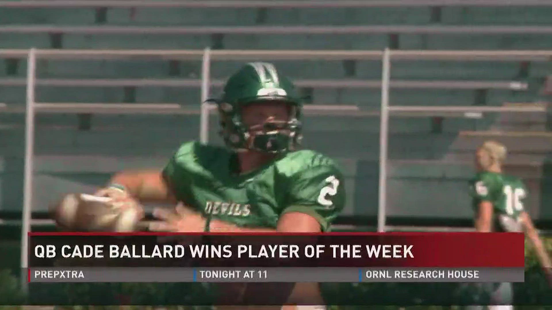 Greeneville QB Cade Ballard won more than 45 percent of the vote for Week 1's top offensive player.