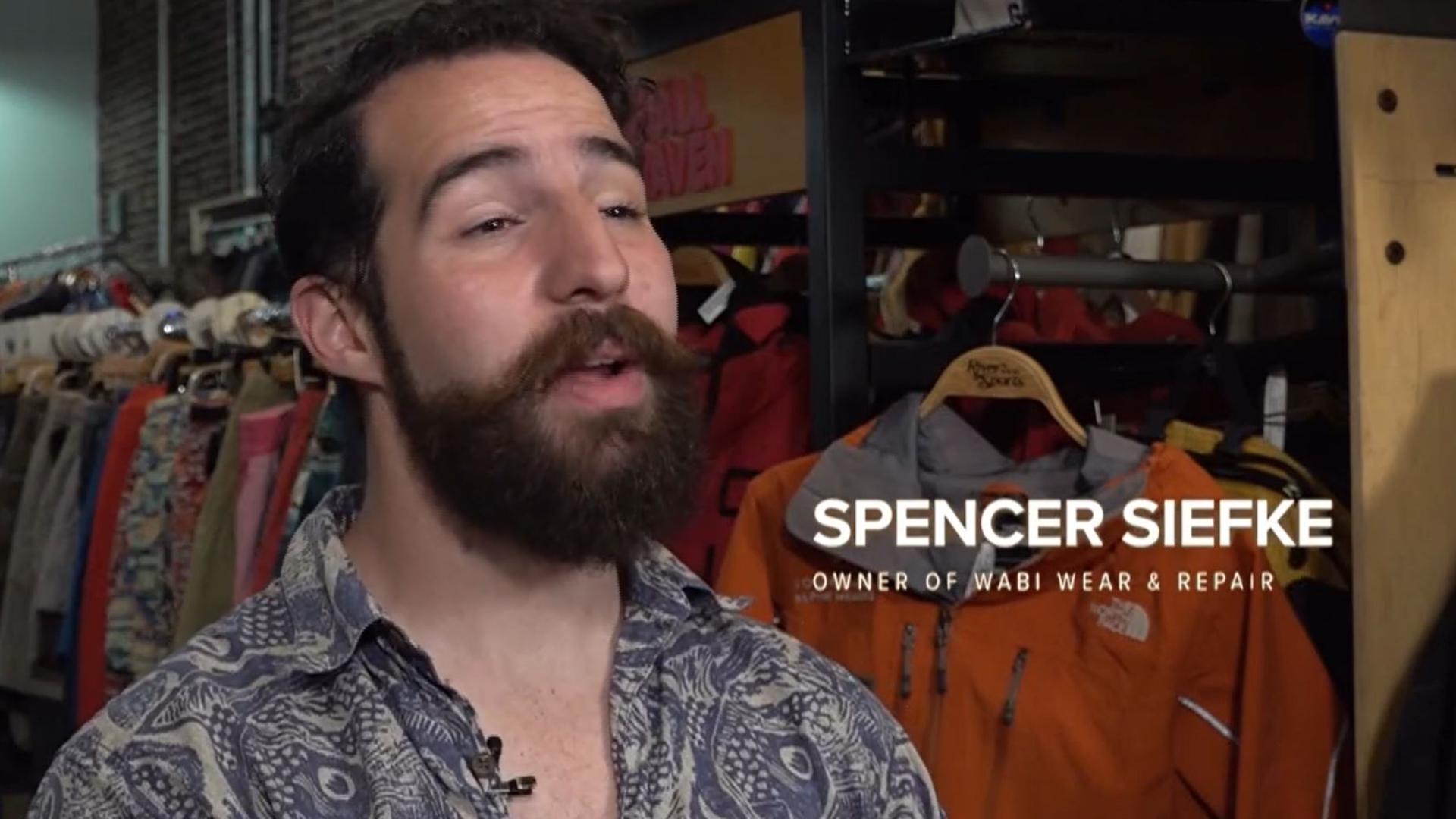 Each week, we spend time with a local business to spotlight East Tennessee’s entrepreneurial spirit. This week, we visited Spencer Siefke at Wabi Wear Repair.