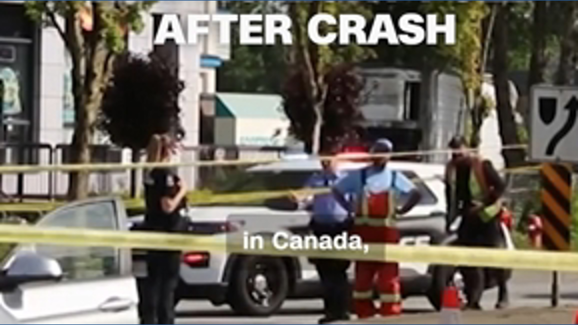 A motorcycle was left hanging from a traffic light pole after an ...