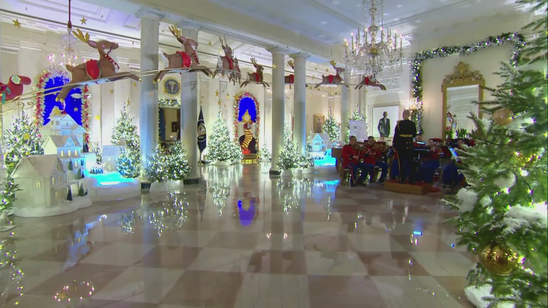 Stephen Brown, owner of Glitterville Studios, is known for his unique holiday decor. This year, he's worked with possibly his biggest client yet—the White House!