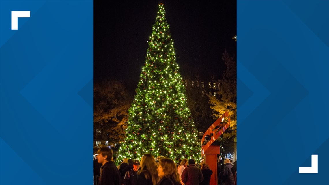 Knoxville's Christmas tree shines bright for the Celebration of Lights