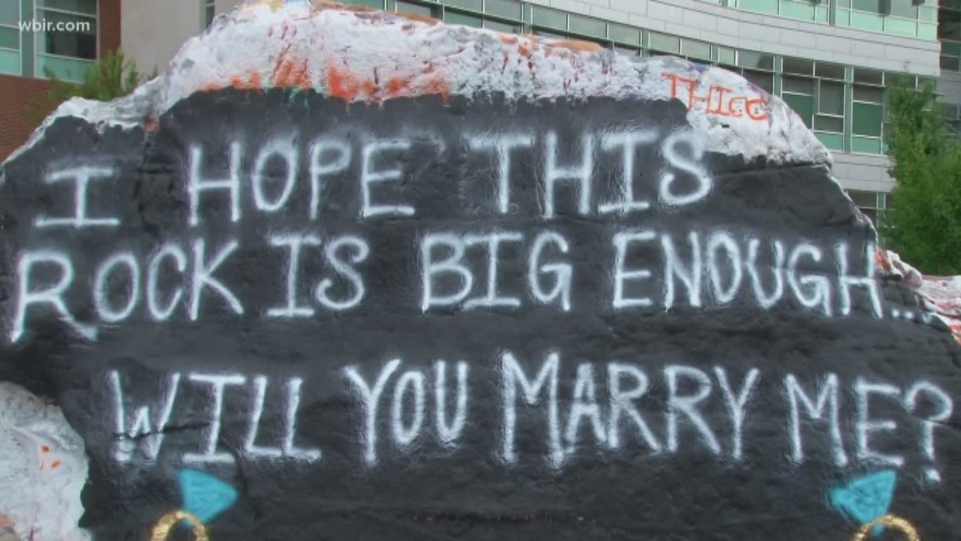 A dream proposal came true on UT's campus.