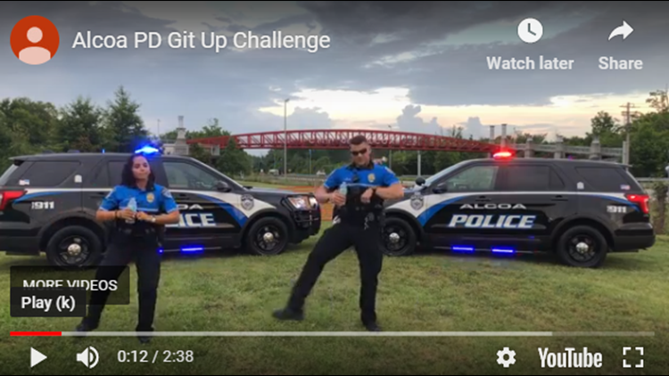This video of Alcoa PD doing the 'Git Up Challenge' is two ... This video of Alcoa PD doing the 'Git Up Challenge' is two ...