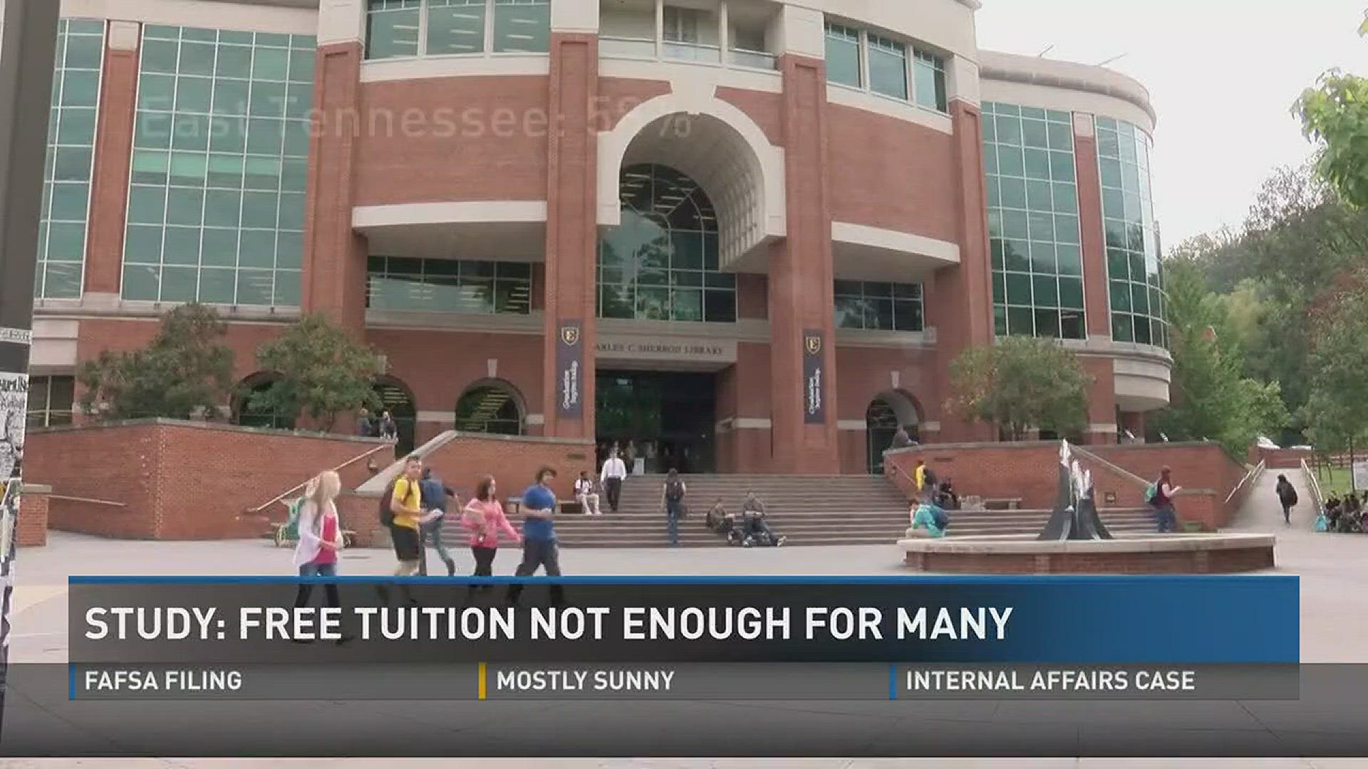 June 20, 2017: Tennessee is set to become the first state to offer free community college to all adults, but a new report shows free tuition alone is not enough to get Tennessee students to go to college.